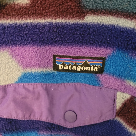 Vintage Patagonia Synchilla women's L geometric fleece - Picture 4 of 4